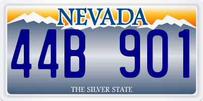 NV license plate 44B901