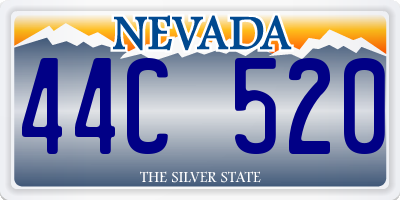 NV license plate 44C520