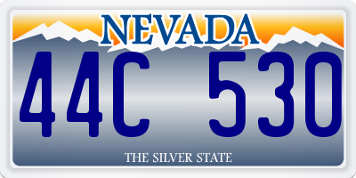 NV license plate 44C530