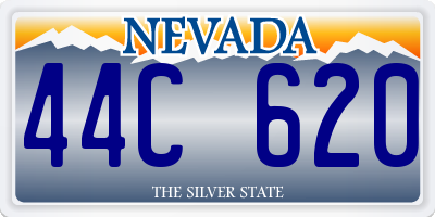 NV license plate 44C620