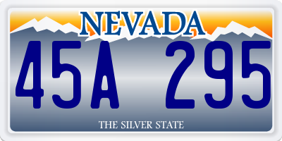 NV license plate 45A295