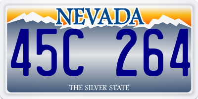 NV license plate 45C264