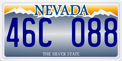 NV license plate 46C088