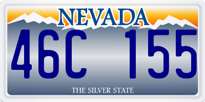 NV license plate 46C155