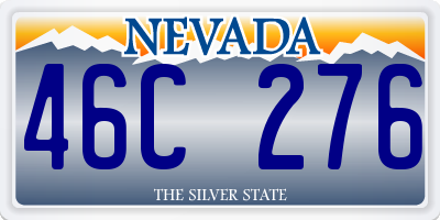 NV license plate 46C276