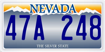 NV license plate 47A248