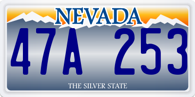 NV license plate 47A253