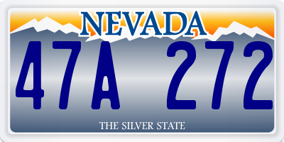 NV license plate 47A272