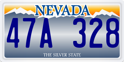 NV license plate 47A328