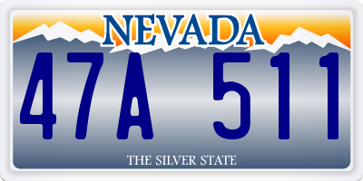 NV license plate 47A511
