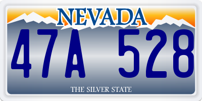 NV license plate 47A528