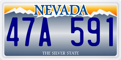 NV license plate 47A591