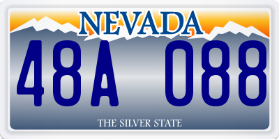 NV license plate 48A088