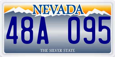 NV license plate 48A095
