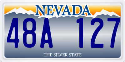 NV license plate 48A127