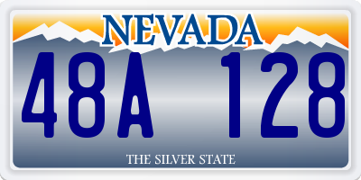 NV license plate 48A128