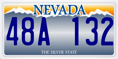 NV license plate 48A132