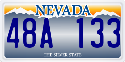 NV license plate 48A133