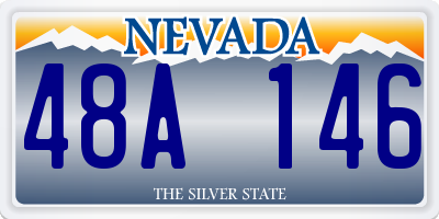 NV license plate 48A146