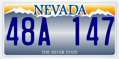 NV license plate 48A147