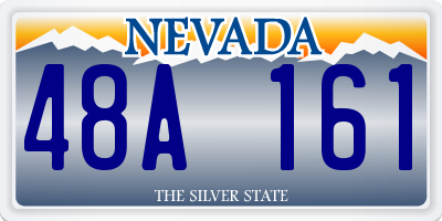 NV license plate 48A161