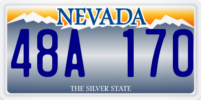 NV license plate 48A170