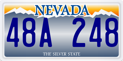 NV license plate 48A248