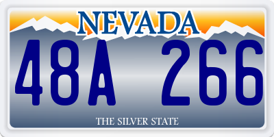 NV license plate 48A266