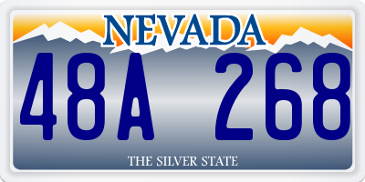 NV license plate 48A268