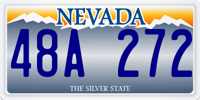 NV license plate 48A272