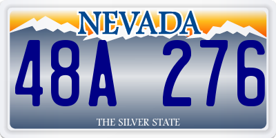 NV license plate 48A276