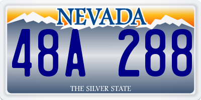 NV license plate 48A288