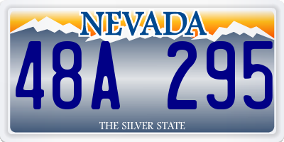 NV license plate 48A295