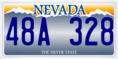 NV license plate 48A328
