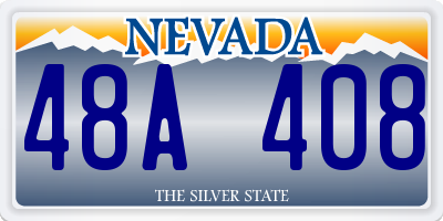 NV license plate 48A408