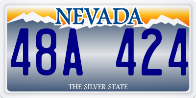 NV license plate 48A424