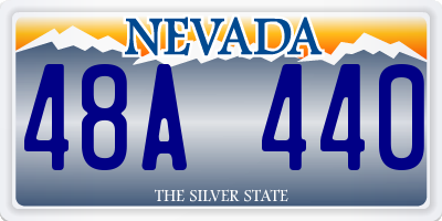NV license plate 48A440