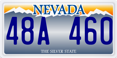 NV license plate 48A460