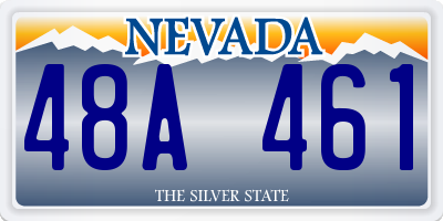 NV license plate 48A461