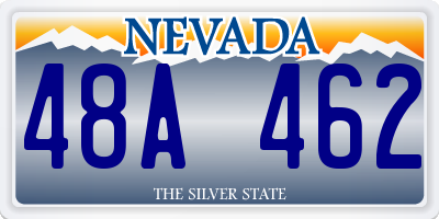 NV license plate 48A462