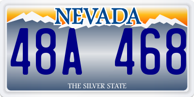 NV license plate 48A468