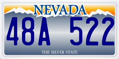 NV license plate 48A522