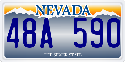 NV license plate 48A590