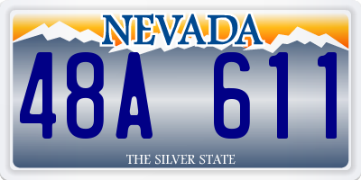 NV license plate 48A611