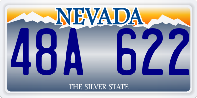 NV license plate 48A622