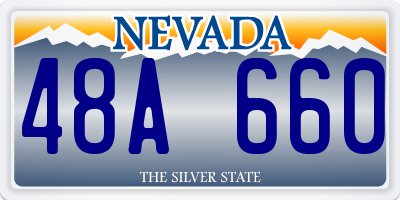 NV license plate 48A660