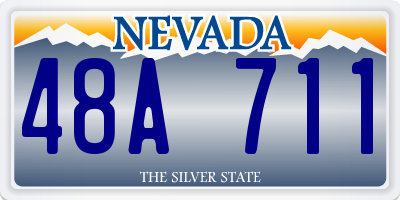 NV license plate 48A711