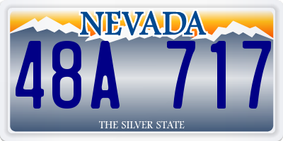 NV license plate 48A717