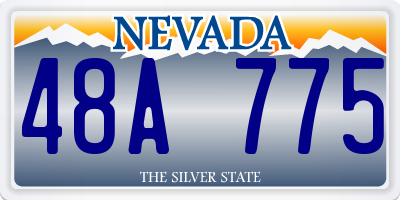 NV license plate 48A775