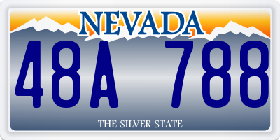 NV license plate 48A788